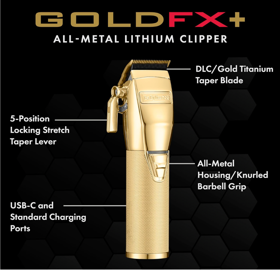 BabylissPRO FX Gold Clipper