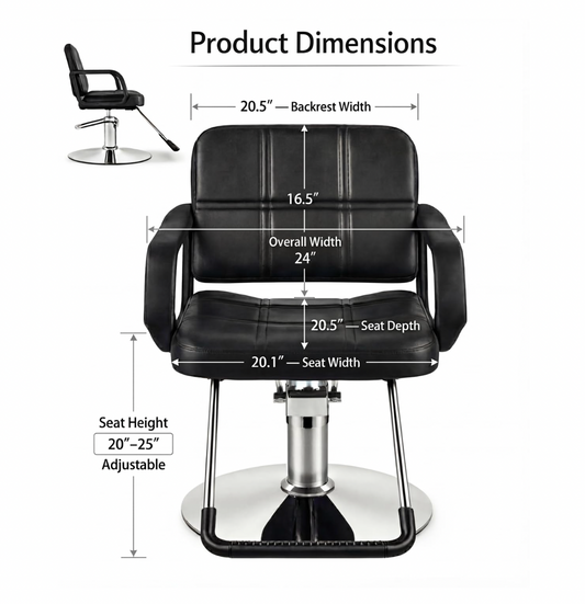 Artist Hand Hydraulic Barber Chair