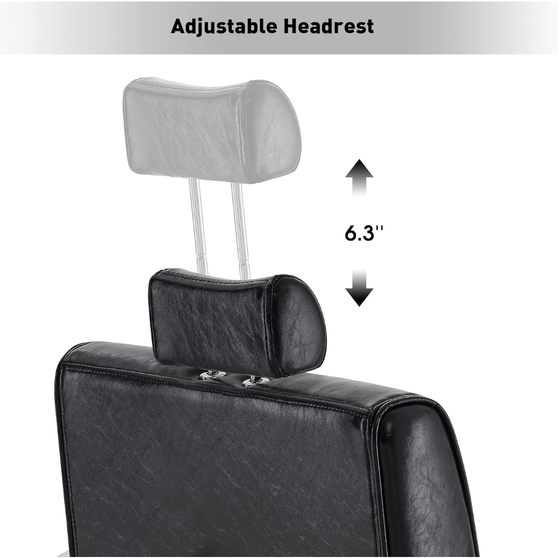 BarberPub Reclining Barber Chair