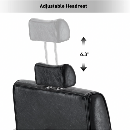 BarberPub Reclining Barber Chair