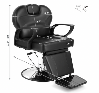 Artist hand Barber Chair Reclining