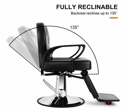 Artist hand Barber Chair Reclining