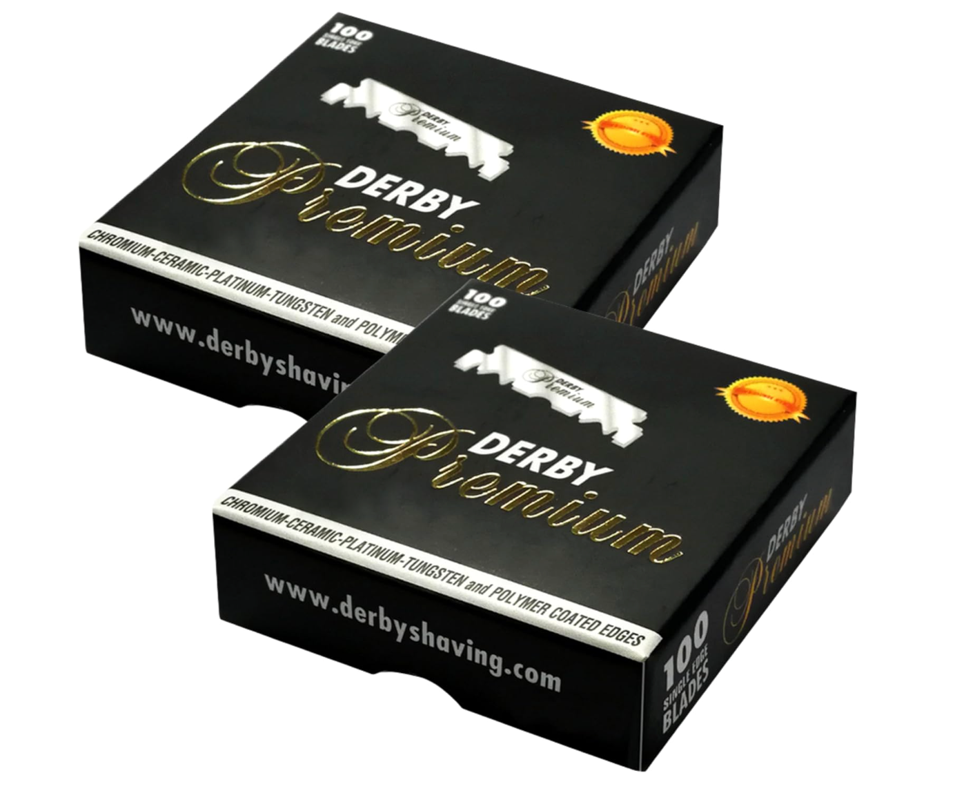 Derby Premium Single Edge Razor (2 Pack)