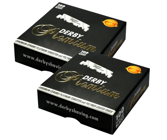 Derby Premium Single Edge Razor (2 Pack)