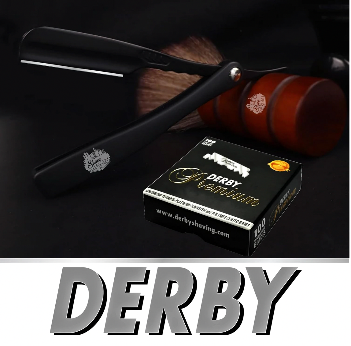 Derby Premium Single Edge Razor (2 Pack)