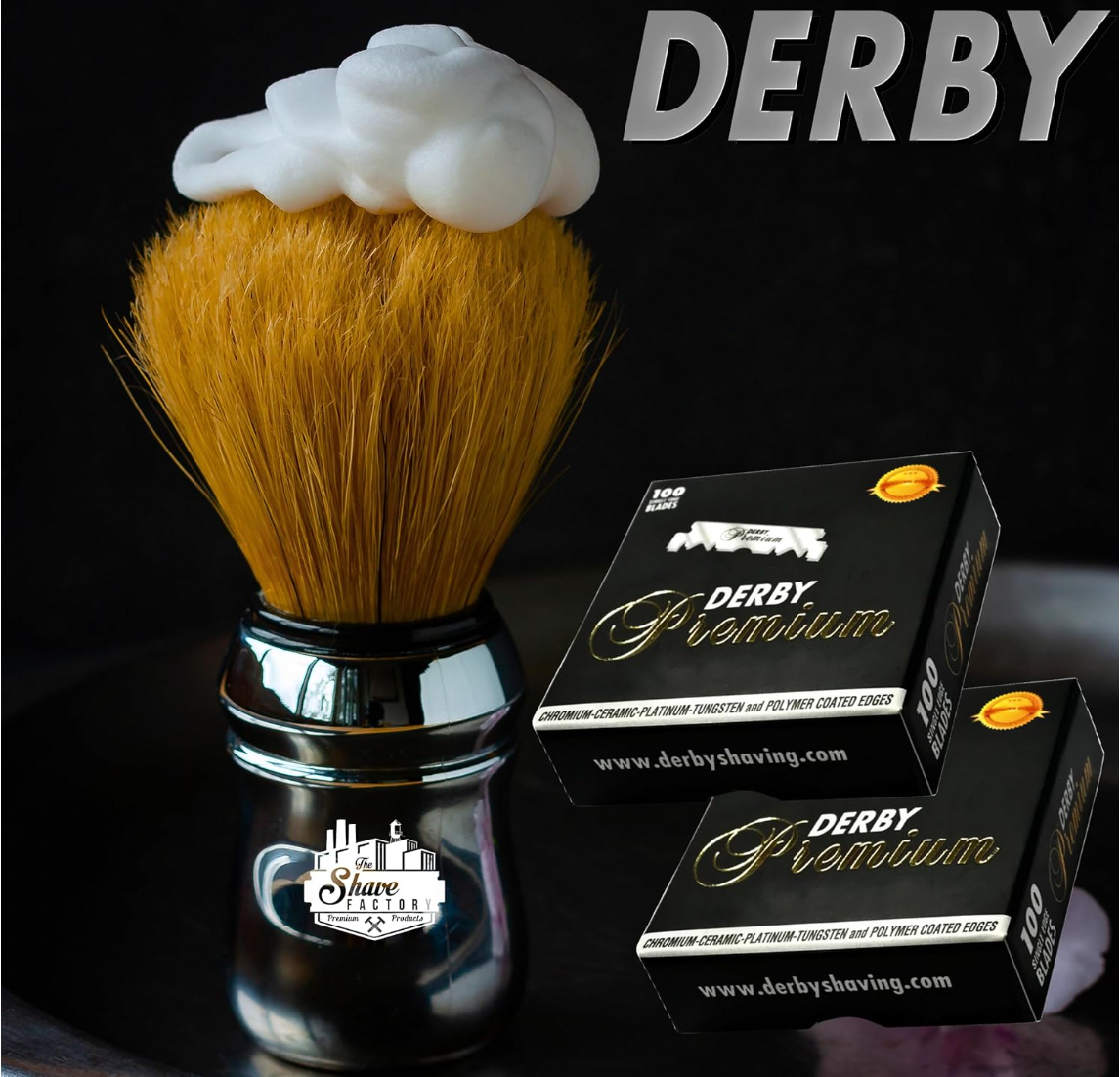 Derby Premium Single Edge Razor (2 Pack)