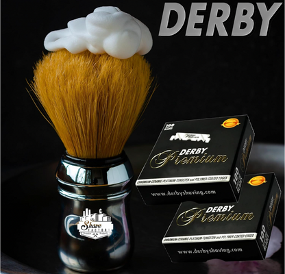 Derby Premium Single Edge Razor (2 Pack)