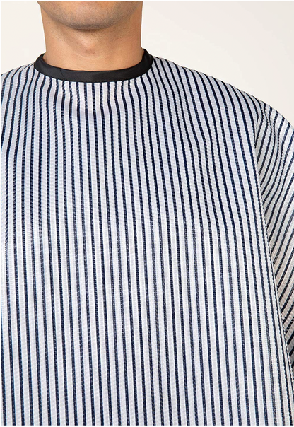 Betty Dain Seersucker Classic Barber Cape