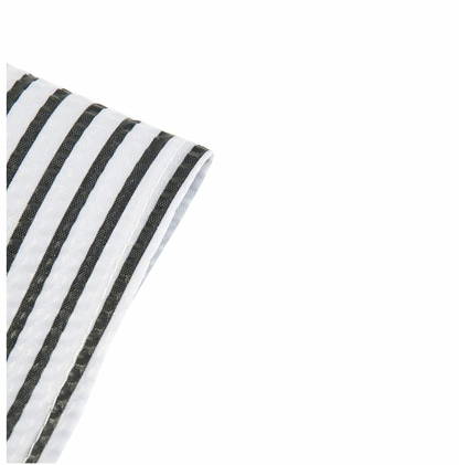 Betty Dain Seersucker Classic Barber Cape