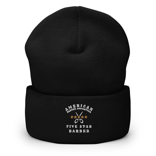 Five Star Barber Cuffed Beanie
